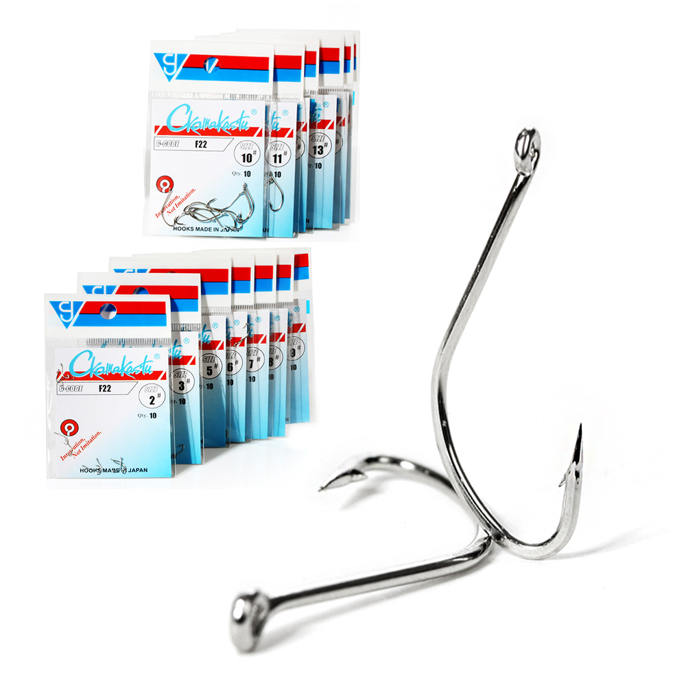 Fishing Hook Barbless - Ckamakastu F22 สีขาวน้ําเค็ม Assist Jig Head