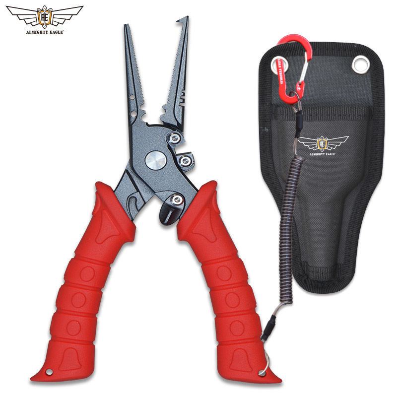 Fishing Hook Sharpener - Luya คีมตัดอเนกประสงค์มีความแม่นยำสูงตัดสายเพื่อยกปลาเพื่อถอดตะขอคีมเครื่องมือควบคุมปลา