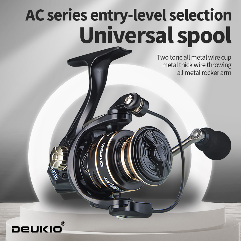 Daiwa Reel Bg - Deukio รอกตกปลาสปินนิ่งใหม่ลากได้สูงสุด8กก. 5.2:1แกนม้วนโลหะรอกตกปลา