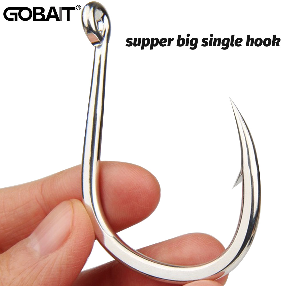Fishing Hook Circle - 10PCS ปลาใหญ่ตะขอ 1/0-7/0 Super Fishhook เหล็ก