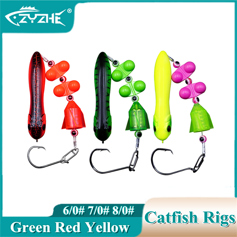 Fishing Hook Circle - ชุดตกปลา ZYZHE 1 ชิ้น พร้อมเบ็ดเบอร์ 6/0