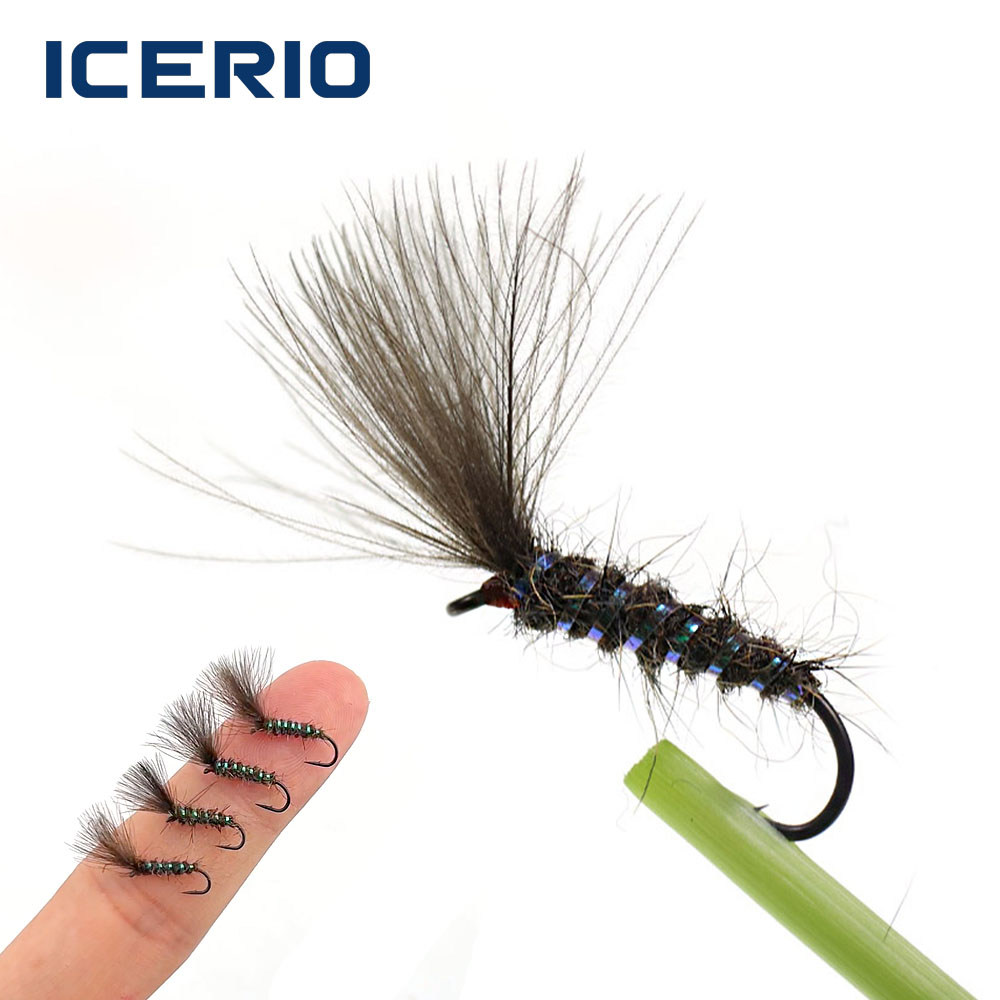 Fishing Hook Size - 5/6 ชิ้น CDC Parachute Dry Fly