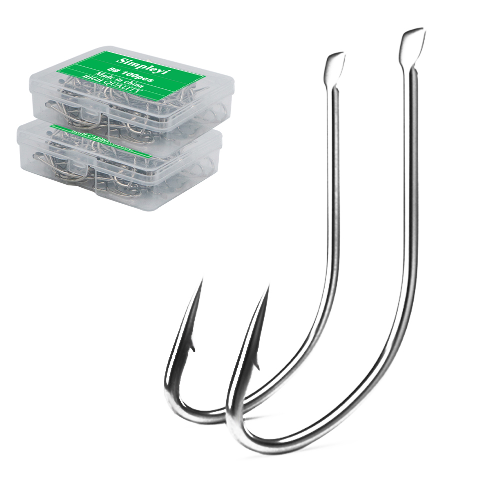 Fishing Hook Circle - 100ชิ้น/กล่อง Iseama วงกลมปลาคาร์พ Fishing Hook ขนาด1