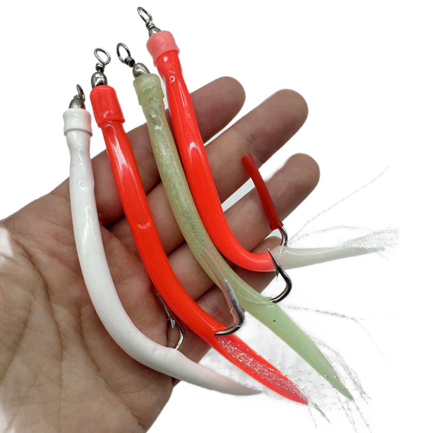 ชุดตกปลาซาบิกิ 1/5 ชิ้น พร้อมต - Fishing Hook Offset บทวิจารณ์และราคา