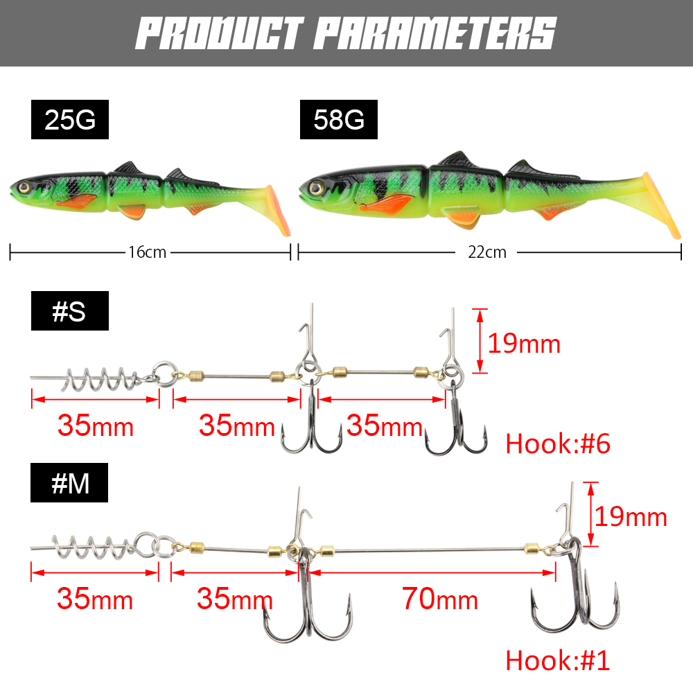 ชุดเบ็ดตกปลา Spinpoler Pike St - Fishing Hook Size บทวิจารณ์และราคา