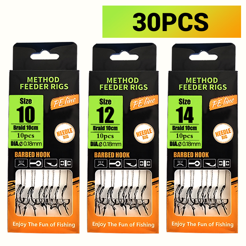 ชุดสายเบ็ดตกปลาคาร์พสำเร็จรูป, - Fishing Hook Assortment บทวิจารณ์และราคา
