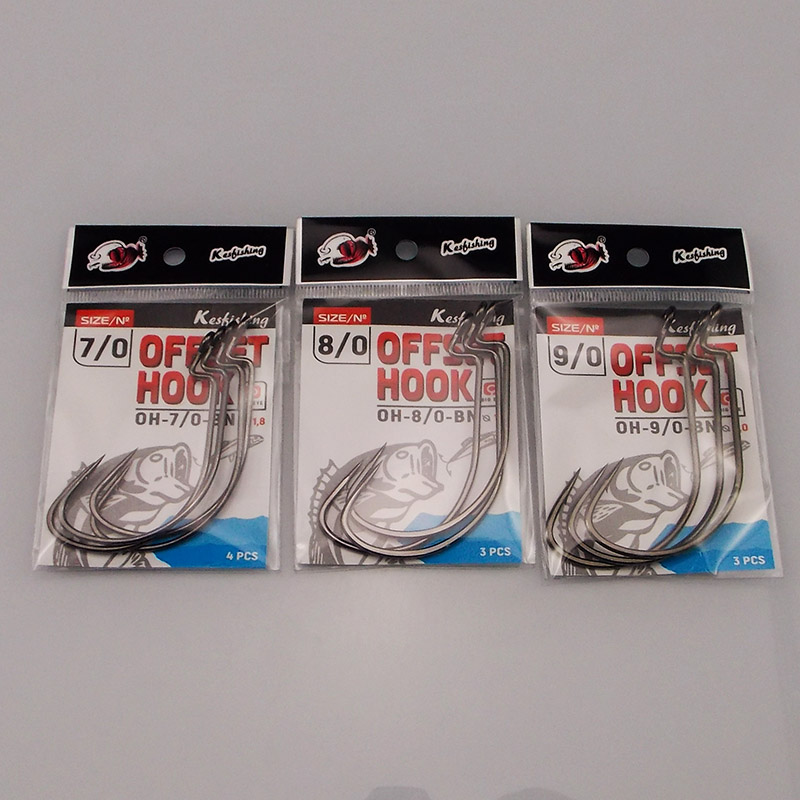 เบ็ดตกปลา ESFISHING แบบออฟเซ็ต - Fishing Hook Size บทวิจารณ์และราคา