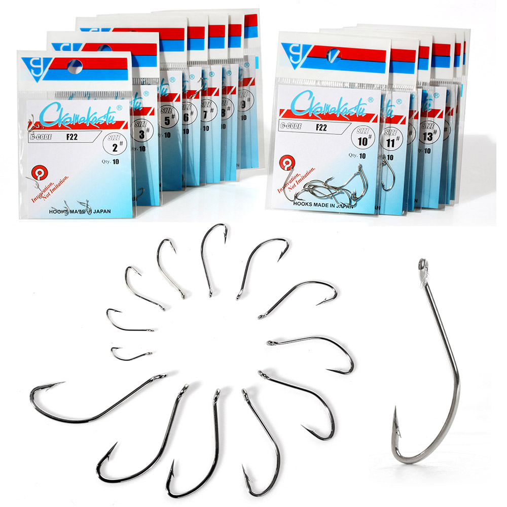 Ckamakastu F22 สีขาวน้ําเค็ม A - Fishing Hook Barbless บทวิจารณ์และราคา