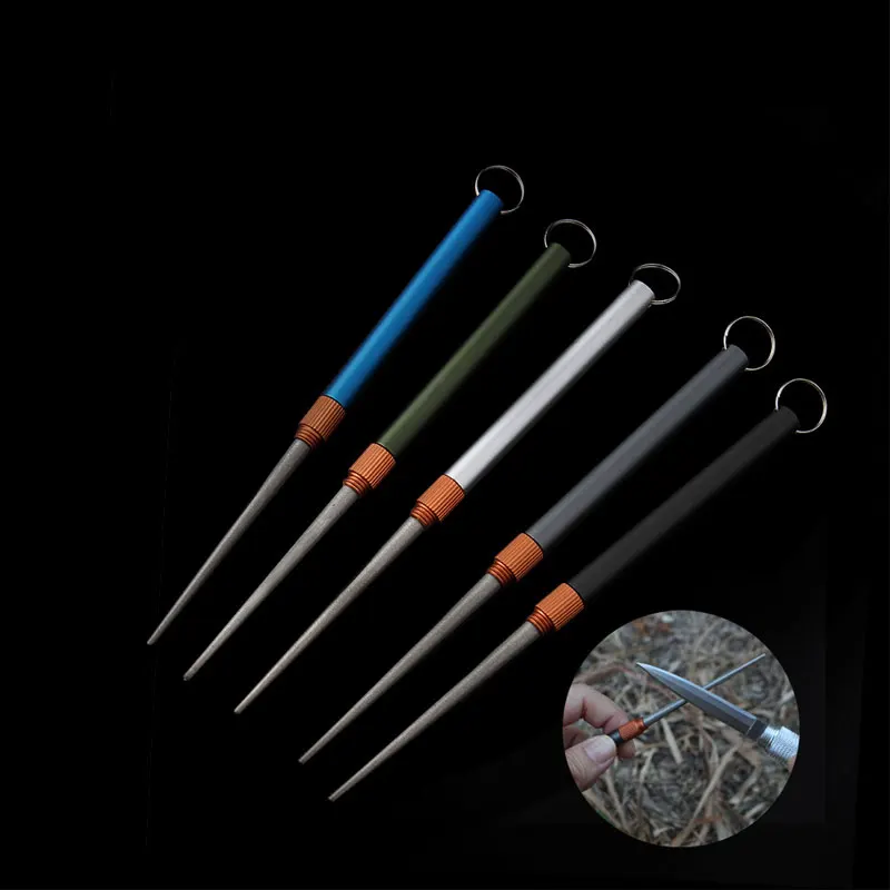 กลางแจ้งMatte Mini EDCมีดSharp - Fishing Hook Sharpener บทวิจารณ์และราคา