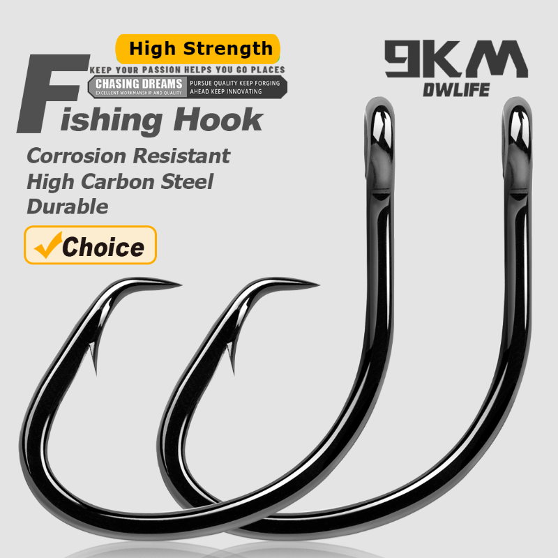 9KM ตะขอวงกลม 25 ~ 50 ชิ้นตะขอ - Fishing Hook Barbless บทวิจารณ์และราคา