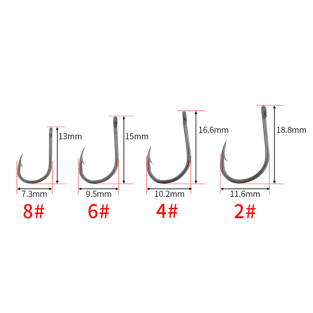 ABST 50 ชิ้น ตะขอตกปลาคาร์พแบบ - Fishing Hook บทวิจารณ์และราคา