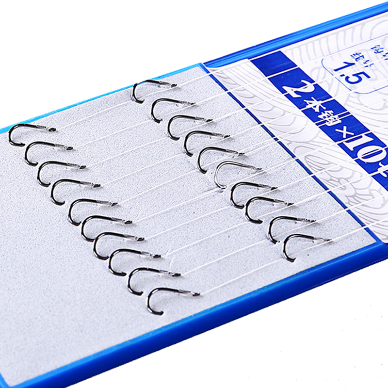 10 คู่ตะขอตกปลา Tippet 45 ซม.ช - Fishing Hook Assortment บทวิจารณ์และราคา