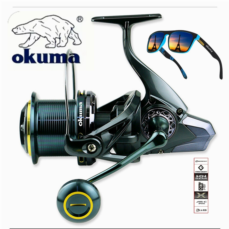 รอกตกปลา OKUMA รุ่น 9000-14000 - Abu Garcia Reel Max บทวิจารณ์และราคา