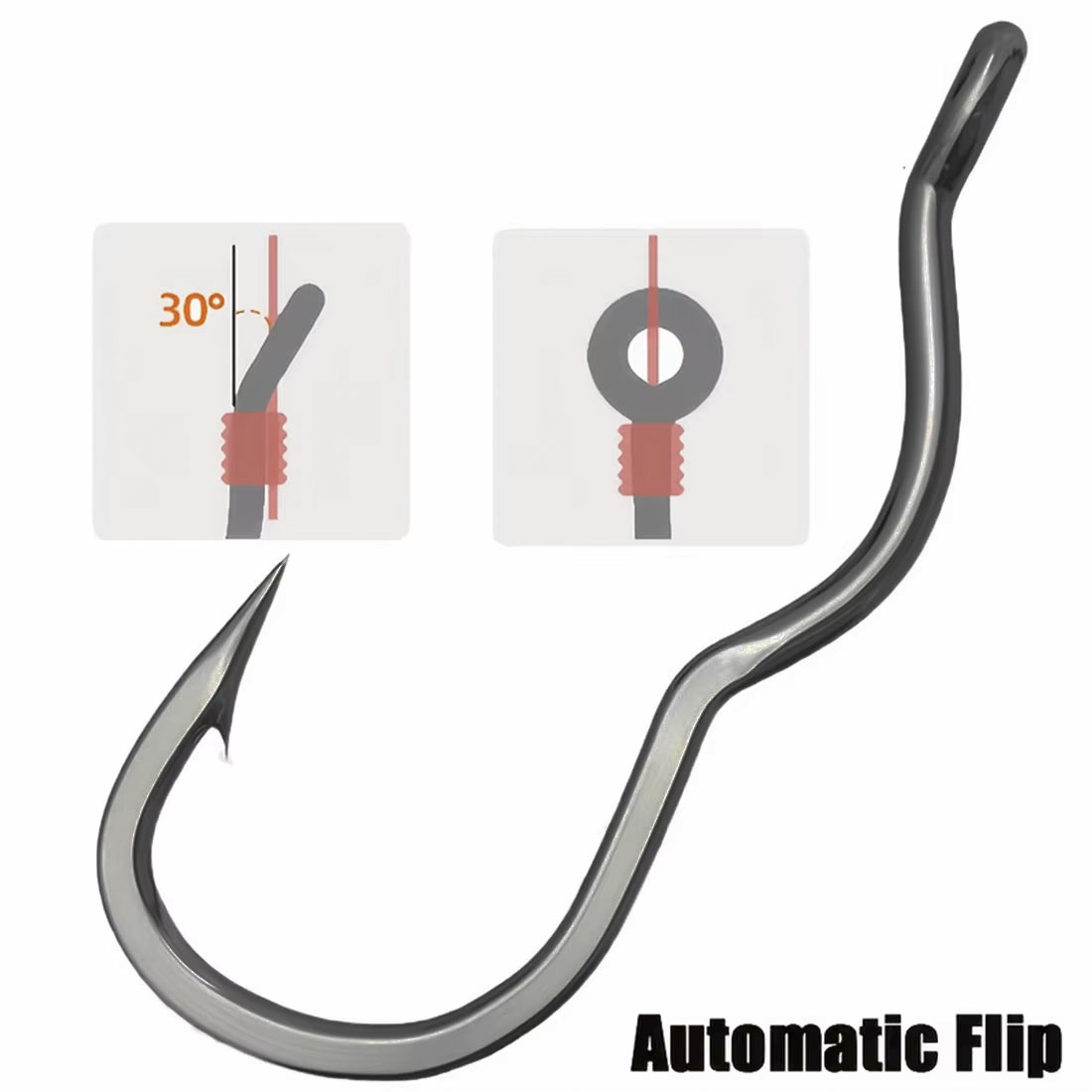 เบ็ดตกปลาเหล็กกล้าคาร์บอนสูงแบ - Fishing Hook Assortment บทวิจารณ์และราคา