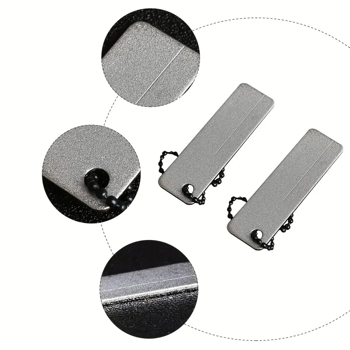 หินลับมีดเพชรขนาดเล็กแบบพวงกุญ - Fishing Hook Sharpener บทวิจารณ์และราคา