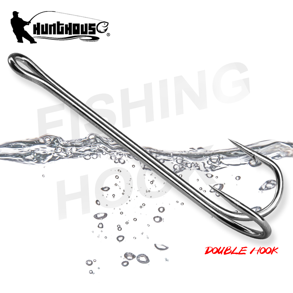 HuntHouse ตะขอตกปลาคู่เหยื่อล่ - Fishing Hook Weedless บทวิจารณ์และราคา