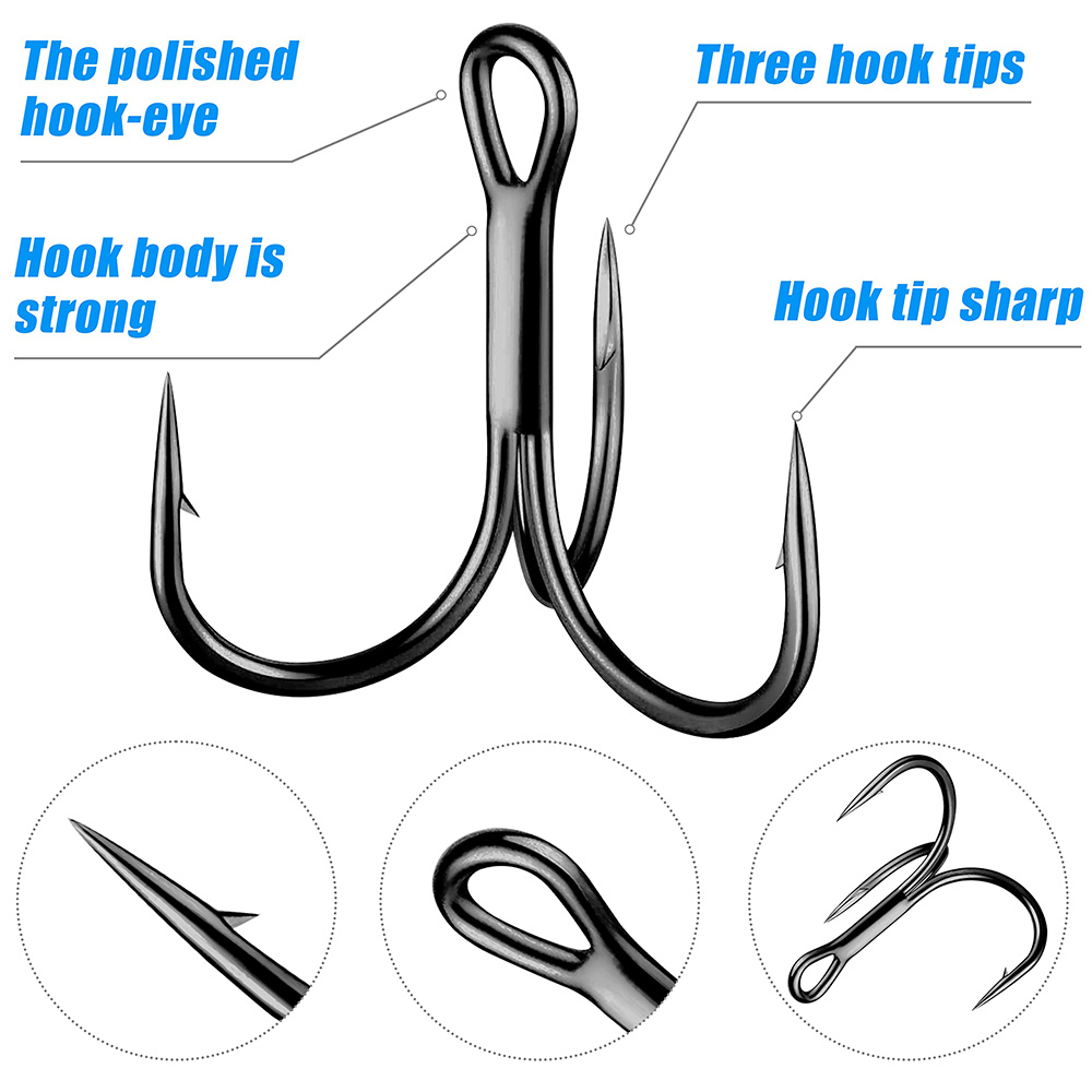 ตะขอแหลมใหญ่ 4X แข็งแรง 1 # -1 - Fishing Hook Offset บทวิจารณ์และราคา