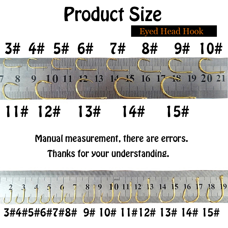 200 PCS ตะขอตกปลาเหล็กคาร์บอนท - Fishing Hook Circle บทวิจารณ์และราคา
